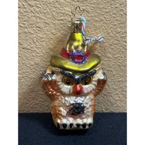 Vintage Germany Style Glass Owl Ornament Vintage Germany